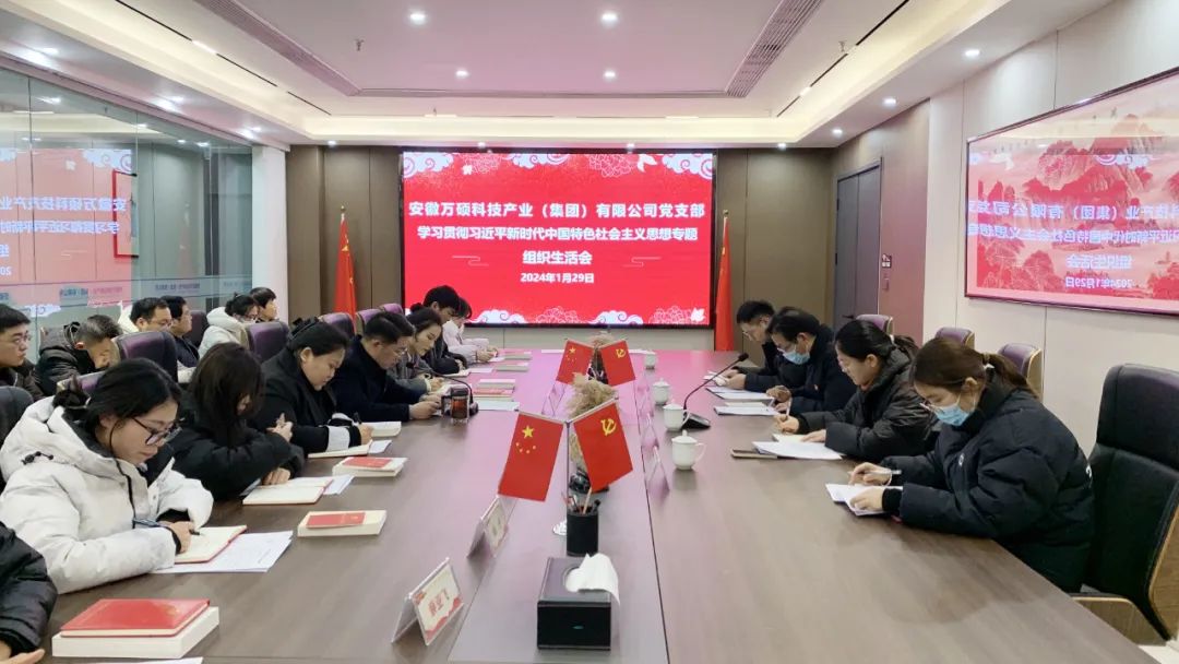 強(qiáng)黨性、找差距、明方向丨安徽萬(wàn)碩科技產(chǎn)業(yè)(集團(tuán))有限公司黨支部學(xué)習(xí)貫徹習(xí)近平新時(shí)代中國(guó)特色社會(huì)主義思想專(zhuān)題組織生活會(huì)召開(kāi)